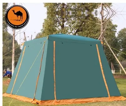 Cheap Family tent double layer outdoor camping tent 4-6 person bunk field suit large tent camping outdoor tent