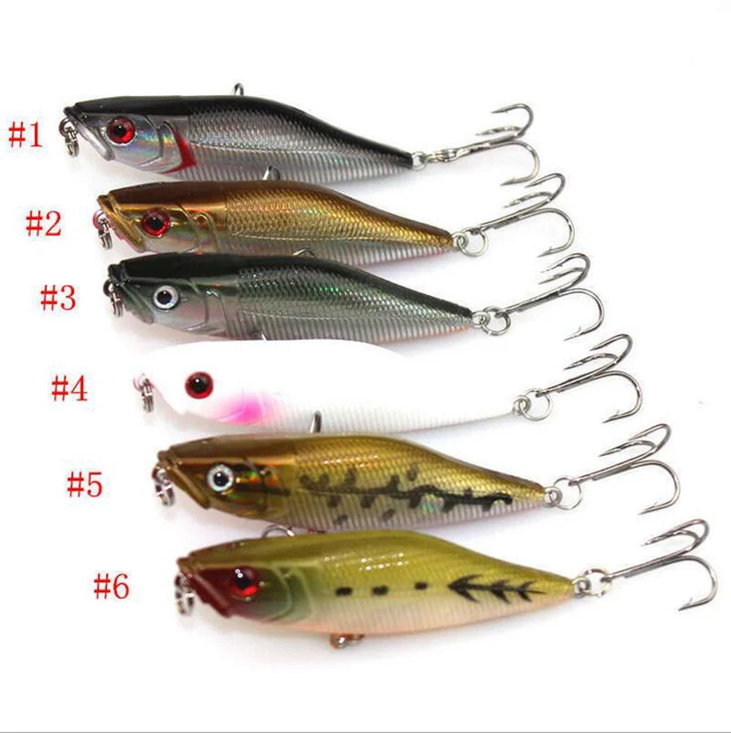 Popper Lure fake bait grilled bait Lu 7cm bionic bait suit plastic bait