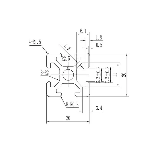 맞춤형 2020 알루미늄 프로파일: DIY 제작 및 3D 프린팅을 위한 유연한 솔루션