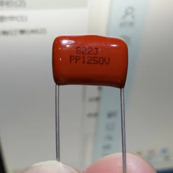 

100%Home furnishings CBB capacitors CBB capacitors 822J 0.0082UF 8n2 1250V P=15MM