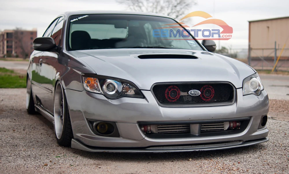 ebmotor-com Real Carbon Fiber Front Bumper Grille Grills Fits For Subaru Legacy 2007-2008  13