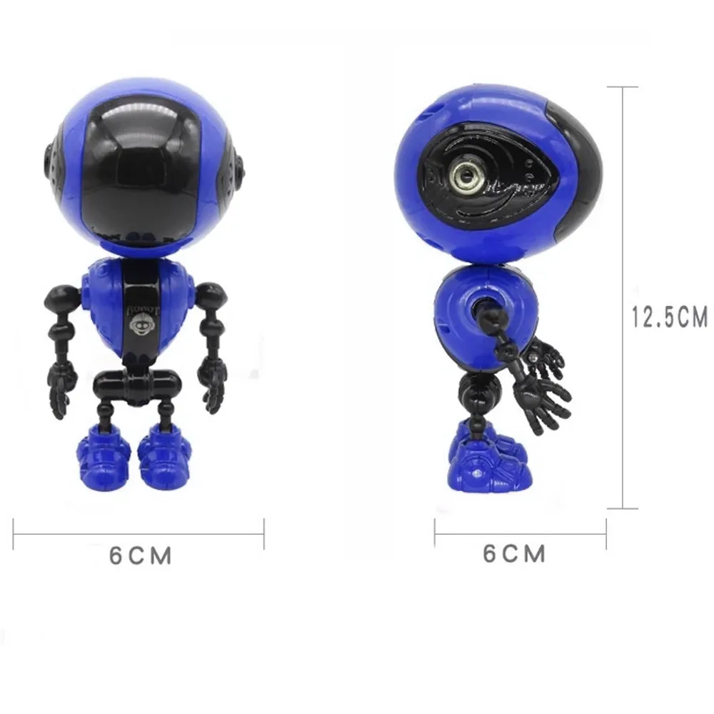 Робот Умная Электронная игрушка для детей USB зондирования сенсорный Multi-function музыка Smart Mini сплав Робот детский подарок D301212