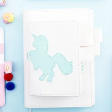 Lovedoki Notebook korean fresh Unicorn A5A6 personal Planner diary weekly schedule book for girl gift Stationery