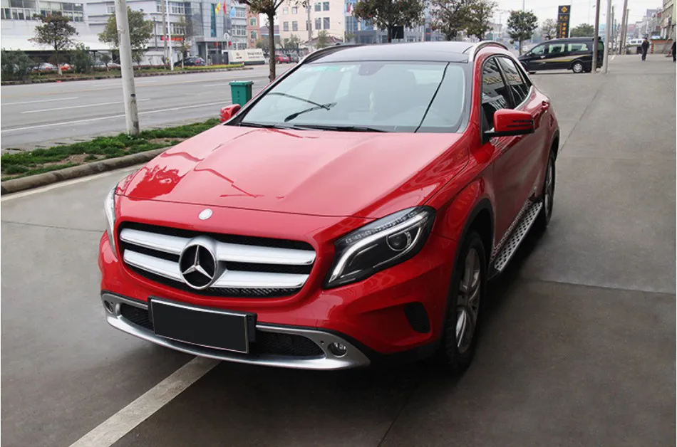 Автомобильные ходовые панели, педали для Mercedes-Benz GLA X156 GLA200-GLA260., высокое качество, абсолютно Nerf бар