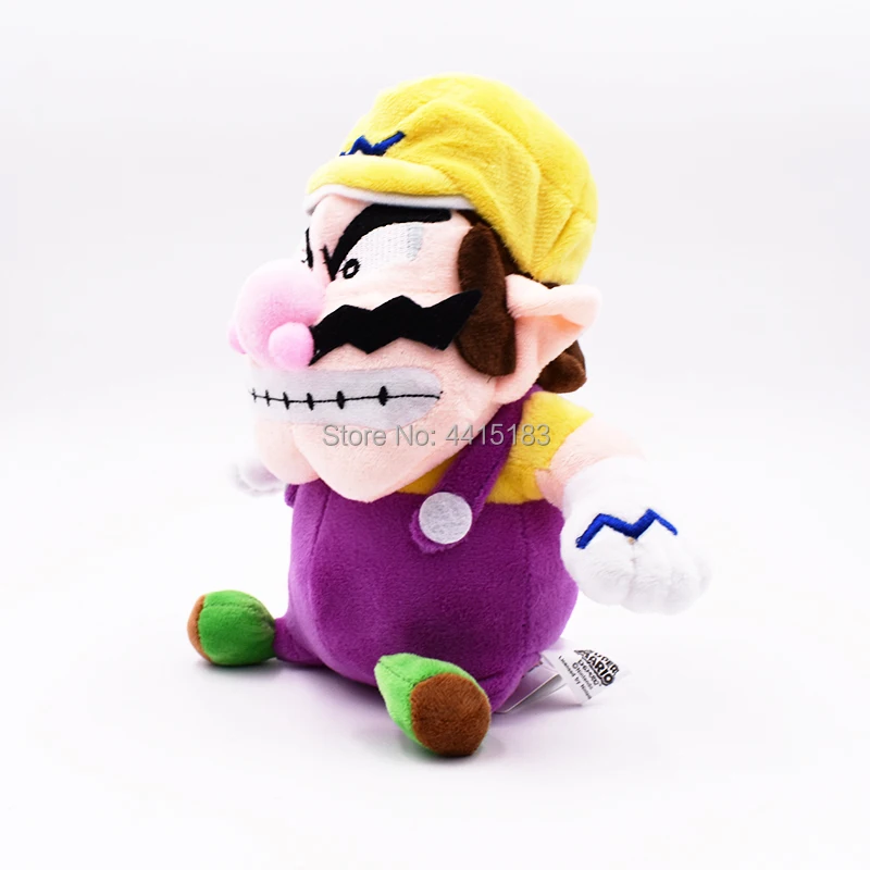 2 стиля аниме Super Mario Bros Waluigi Wario Peluche Кукла Плюшевая мягкая детская игрушка отличный рождественский подарок для детей