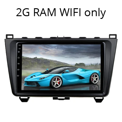 M6 2008-12-2G Sinosmart поддержка BOSE Android 8,1 2Din ips/QLED 2.5D экран автомобильный gps мультимедийный радио навигационный плеер для Mazda 6 2008-2012 - Цвет: M6 2008-12-2G