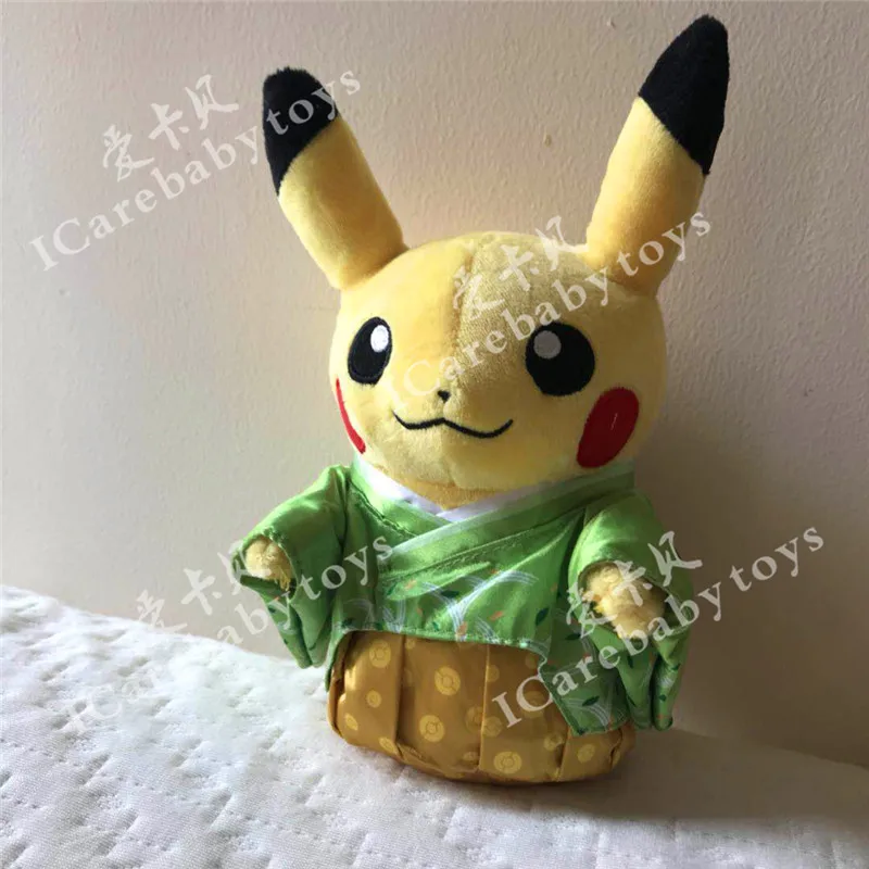 Карманный центр Супер Мари кимоно Пикачу Poke плюшевые аниме Kawaii для маленьких детей 20 см - Цвет: 2