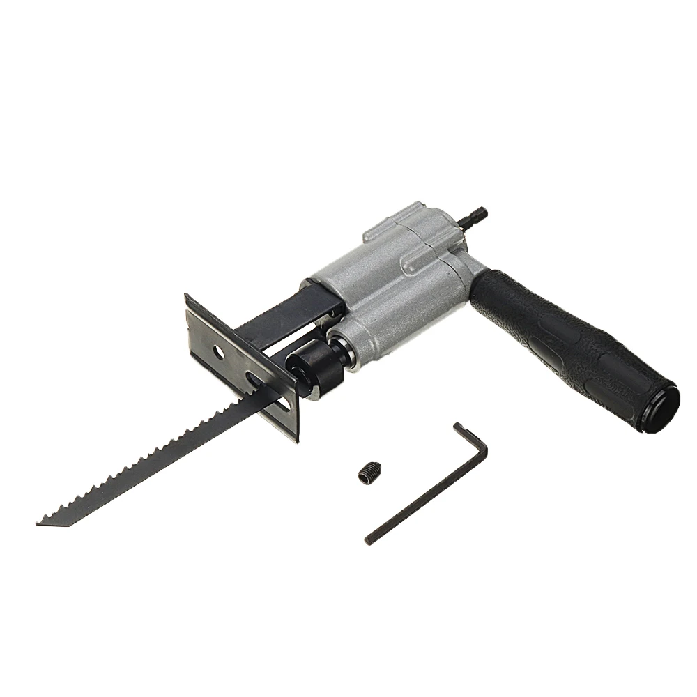 

Multifunction Reciprocating Saw Attachment Change Electric Drill into Reciprocating Saw Jig Metal File for Wooding Metal Cutting