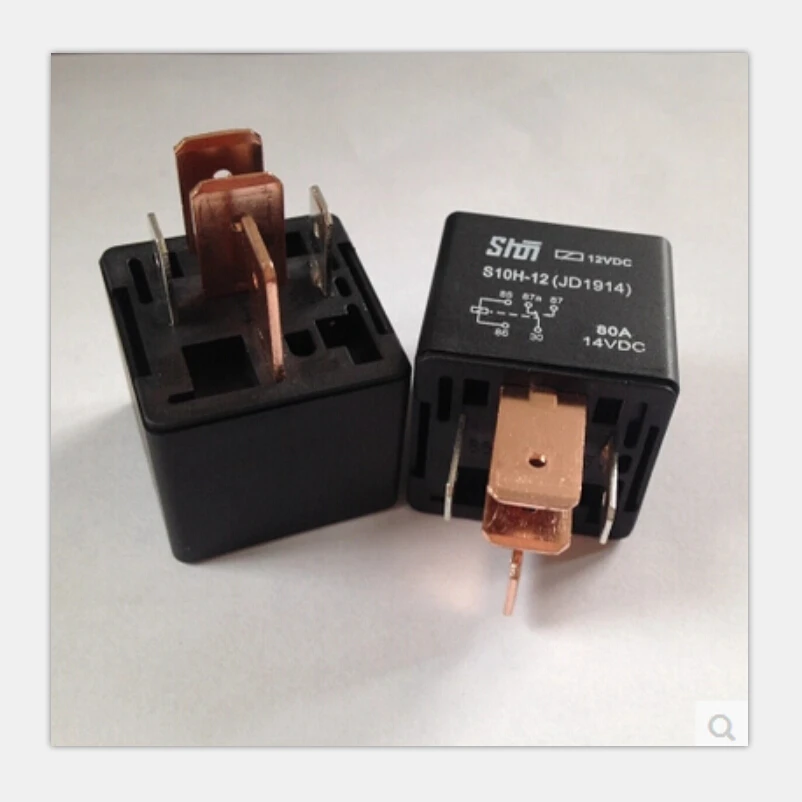 

5pcs/lot High Quality Automobile relay 5 pin JD1914 DC 12V 80A Automotive Lighting Controller