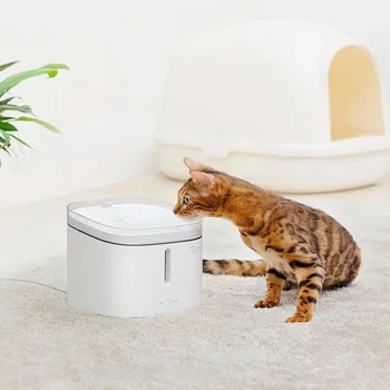 

Youpin Kitten Puppy Pet Water Dispenser Fountain Automatic Cat Living Water 2L Electric Pet Smart Dog Drinking Bowl
