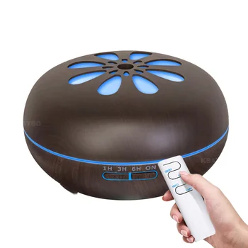

550ML Ultrasonic Humidifier Aromatherapy Air Humidifier Cool mist Essential oil Air Aroma Diffuser with led lights for home