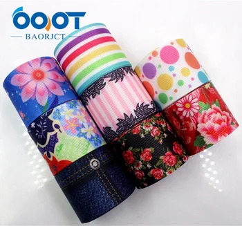 

OOOT BAORJCT 1712011 38mm 10 yards Cartoon Ribbons Thermal transfer Printed grosgrain Wedding Accessories DIY handmade material