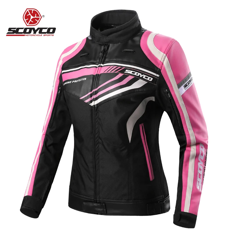 

Motorcycle Jackets Women Moto Clothes Female Oxford Motocross Racing Protective CE Protector Reflective Motobike Protection