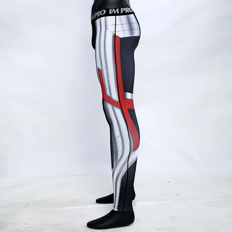 Adults Unisex Pants Avengers Endgame Quantum Realm Cosplay Compression Pants The Advanced Tech 3D Printed Trousers For Male