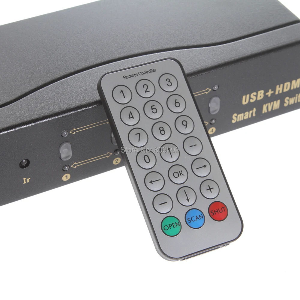 2/4 портов USB HDMI KVM переключатель для двойной или четырехъядерной клавиатуры мыши с