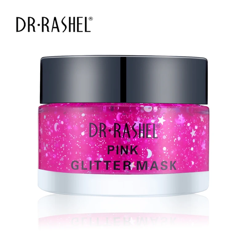 

DR.RASHEL Pink Glitter Mask Shiny Facial Peel Off Star Masks Moisturizing Lightening Deep Cleansing