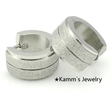 Модная Мужская серьга brinco панк подарки вечерние Pendientes серьги-кольца серебряные ювелирные изделия из нержавеющей стали KE346