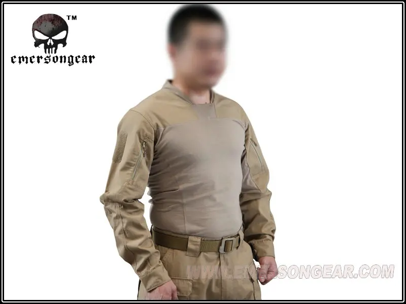 EmersonGear Arc стильная рубашка в форме листьев тало LT полукорпус боевая EM8583 Койот