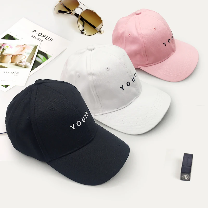 

Summer Baseball Cap New Cotton Mens Hat Youth Letter Print Embroidery Cotton Unisex Women Men Hats Snapback Hip Hop Hat