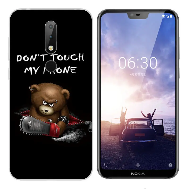 Arvin Cover for Nokia X6 2018 Case Nokia 3.1 6.1 Smart Back Protective Fundas Painted Phone Cover for Nokia 2 3 5 6 7 8 9 Shell (9)