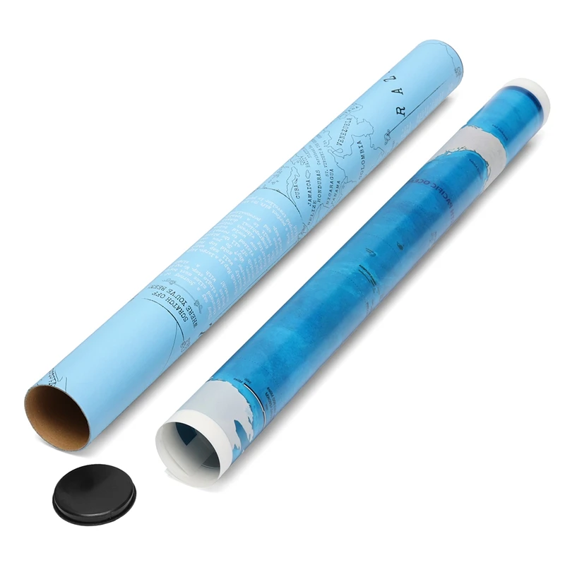 Дорожная карта мира с царапинами океан скретч слоем фольги покрытие мир