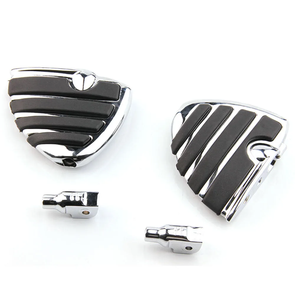 

For Yamaha V-Star 250 650 1100 Road Star 1600 Virago 250 750 1100 Aluminum Rear Footpegs Foot pegs Footrest Rests Pedals CHROME