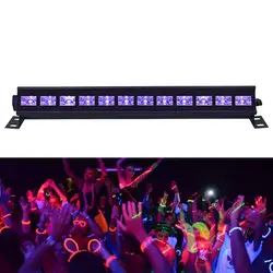 12 светодиодный Disco УФ Фиолетовый Black Lights DJ 36 W PAR-лампочка УФ для вечерние Рождество бар лампы Лазерная этап стены шайба пятно света Подсветка