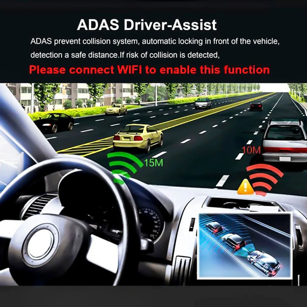 Автомобильные видеорегистраторы HGDO 10 &quotTouch Android 5 0 GPS навигаторы FHD 1080P зеркальный