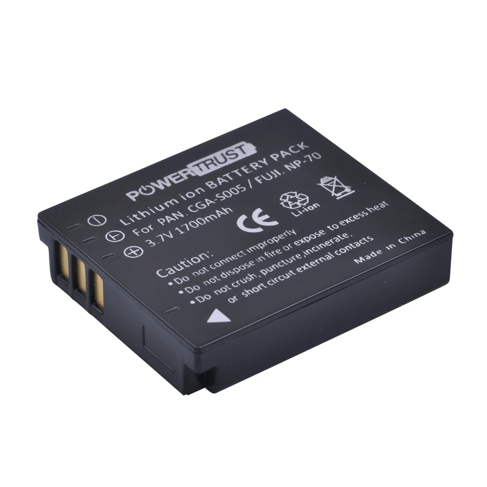 4 шт. CGA-S005 1700 мАч CGA S005 CGAS005 батареи для цифрового фотоаппарата PANASONIC DMW-BCC12 DMC-FX8 FX9 FX10 FX12 FX50 FX150 LX1 LX2