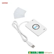 USB ACR122U NFC RFID считыватель смарт-карт писатель+ 5 шт. UID бумажные ярлыки+ SDK M-ifare копия клон программного обеспечения