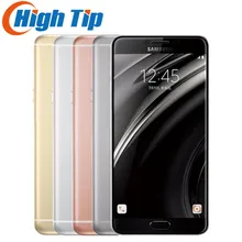 Samsung разблокированный Galaxy C7 C7000 4 аппарат не привязан к оператору сотовой связи Android 4 Гб Оперативная память 32/64GB Встроенная память 16MP 5,7 дюймов с двумя сим-картами отремонтированные мобильные телефоны