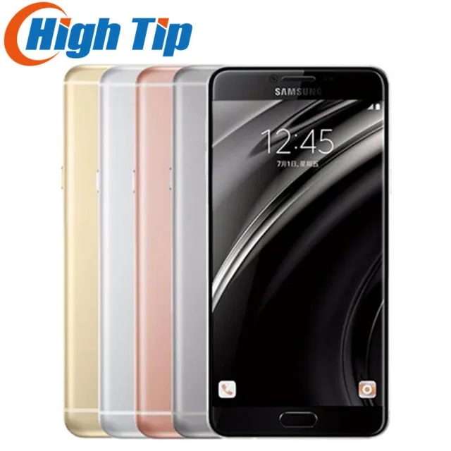 Best Offers Samsung Unlocked Original Galaxy C7 C7000  4G LTE Android 4GB RAM 32/64GB ROM 16MP 5.7 Inch Dual SIM Refurbished mobile Phones