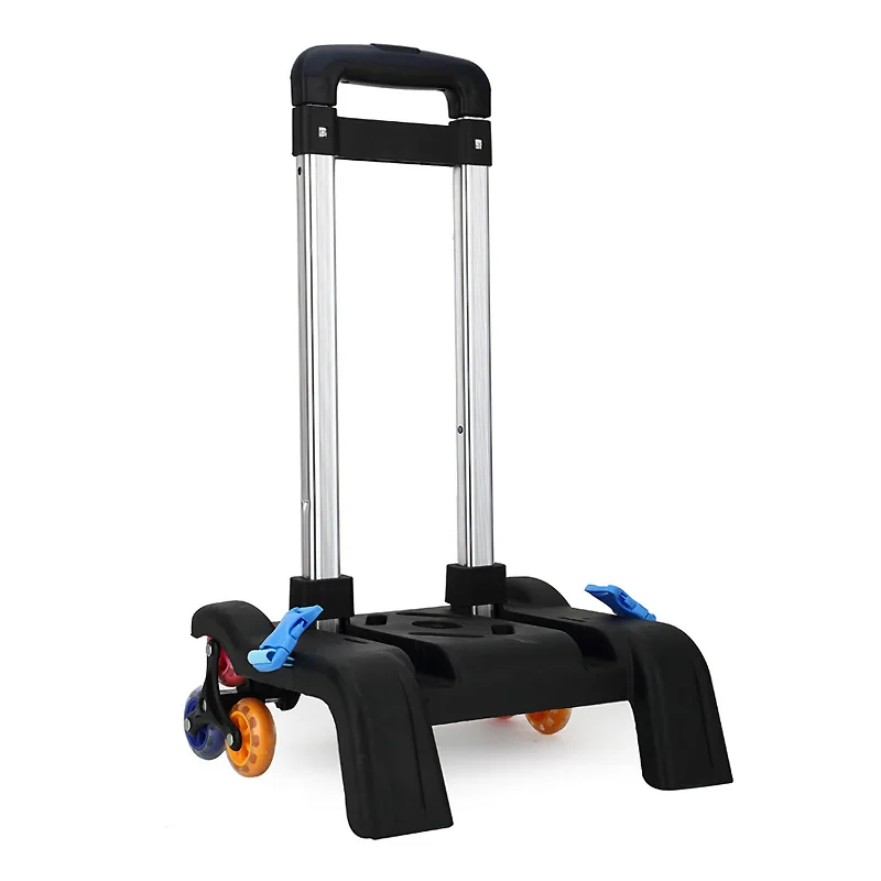 3 Roda Fold Pull Rod Bracket Roll Carrinho de Escola Do Trole sacos Fácil de Subir as Escadas Da Escola Mochilas Mochila Infantil Rodinha crianças
