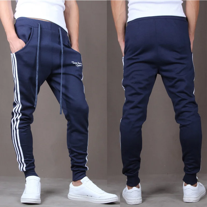 Workout Jogging Pants Men Striped Sport Sweatpants GYM Training Running Pants Men Fitness Joggers Bodybuilding Crossfit Trousers