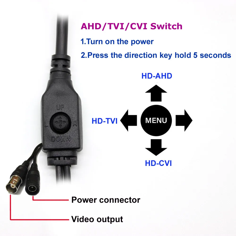 HD 1080P 2mp 1/2. " AHD TVI CVI 3 в 1 модуль камеры видеонаблюдения CMOS печатная плата Поддержка UTC