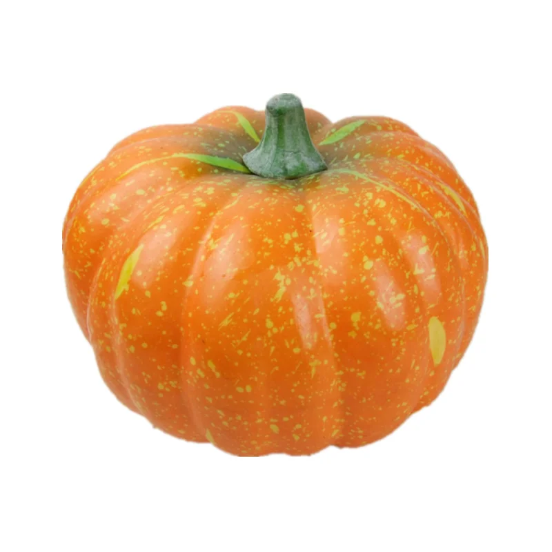 

New Big Artificial Fake Decorative Pumpkin Halloween Props Faux Vegetables Pretend Play Photography Property Food 1PC