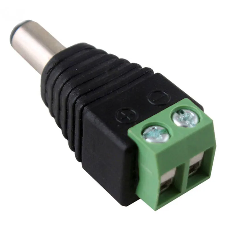 FEMALE POWER CONNECTOR ADAPTER FOR CCTV,LED LT 5.5 MM X 2.1 MM STRIP ! 20 PCS