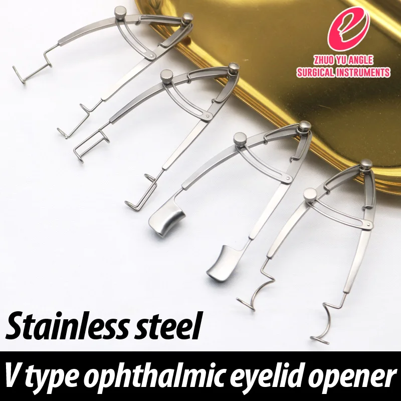 

Stainless steel ophthalmologic eyelid opener canthus flare-open magic prop opener for double eyelid tool plastic surgery