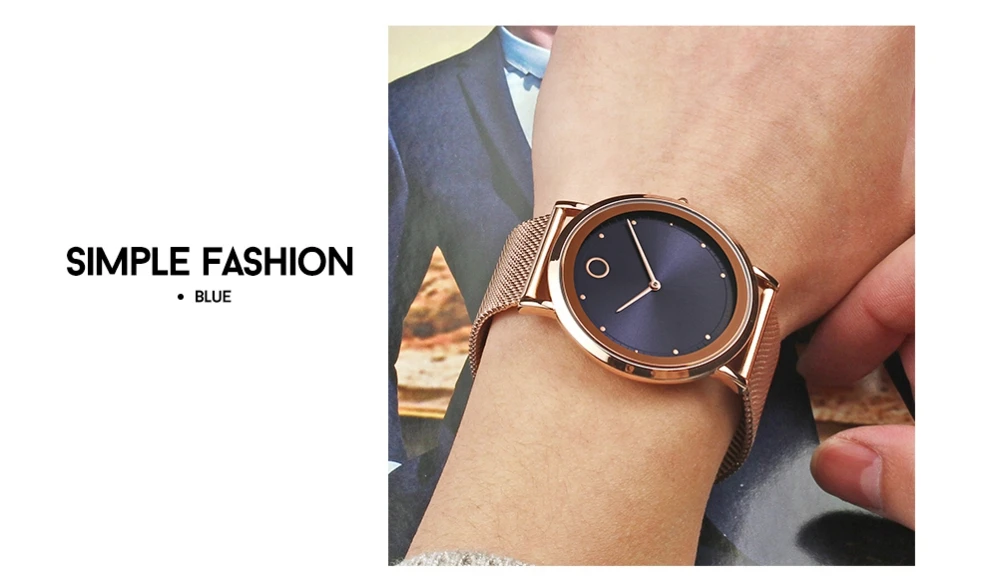 IBSO Fashion Simple Style Ultra Thin Bracelet Watches 9