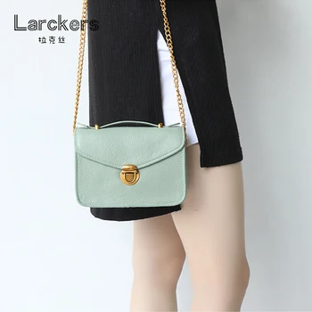 

mini ladies fashion flap bag for women vintage chain genuine leather shoulder bag envelope girls metal hasp lock handbag
