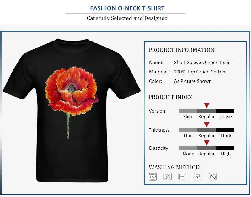 Poppy flower_detail_black
