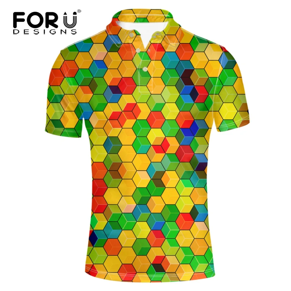

FORUDESIGNS Mens POLO Shirts Brands Spandex Short Sleeve Elasticity Male Polo Shirt Man Brands Clothes Fashion Summer 2017 XXXL