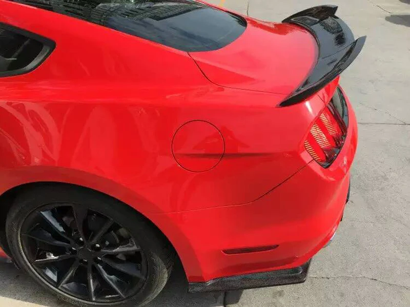 Подходит для Ford Mustang автомобильный спойлер Mustang украшение в виде хвостового крыла высококачественный черный Задний спойлер из углеродного волокна