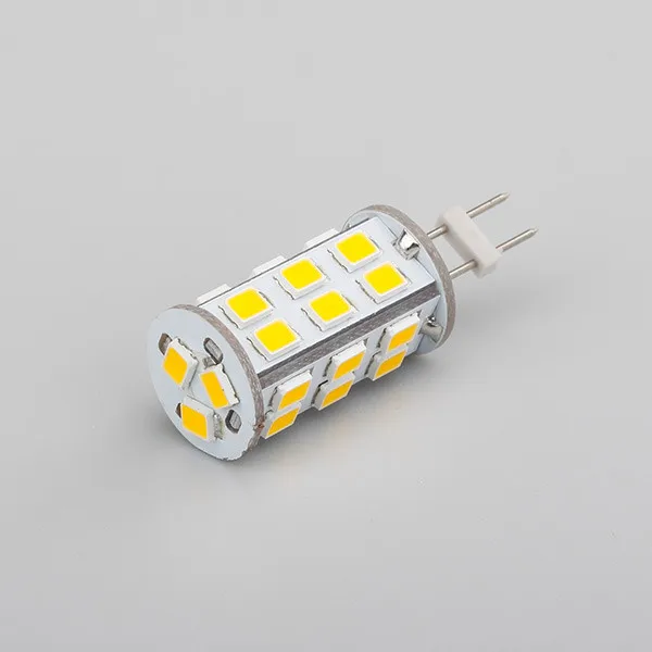 Светодиодная лампа G6.35, супер яркая, высокая мощность, 27led 2835SMD, как светильник, до 350LM, DC12V AC12V, лампа с регулируемой яркостью, 1 шт./лот