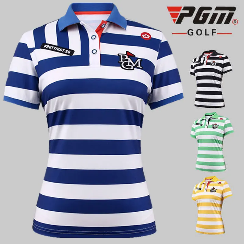 

Women Breathable Golf Shirt Women Short Sleeved Quick Dry T-shirt Summer Sports Jersey Stand collar Sportswear AA60453