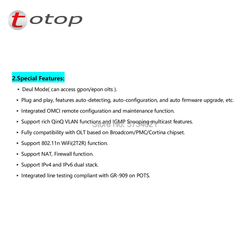 GPON терминал CATV ОНУ ОНТ OTP E502PWT с 1GE + 1FE 1 кастрюли WI FI ONT английская версия SC APC те же