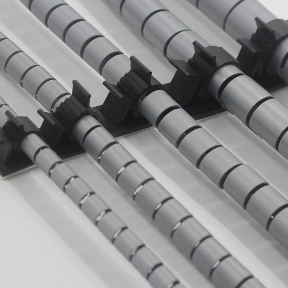 Clip Per Cavi Autoadesive - Confezione Da 100