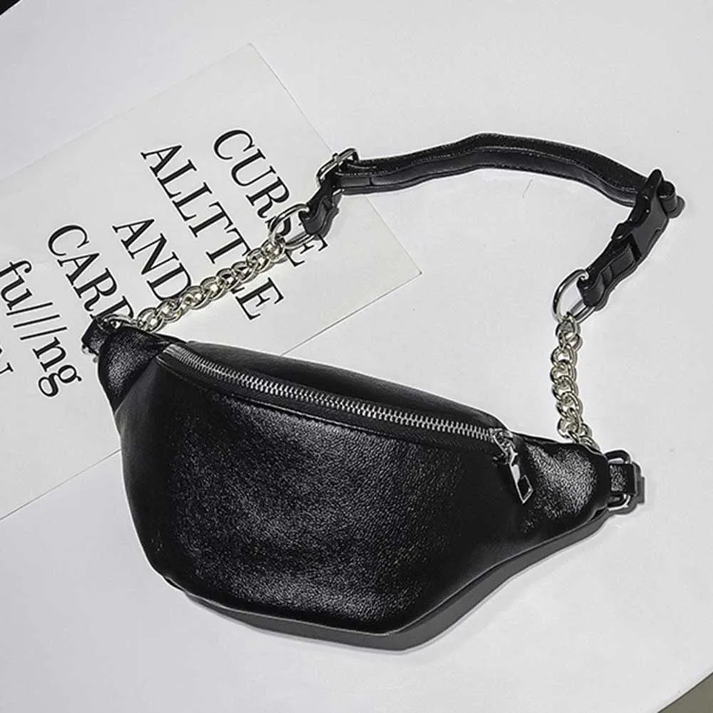 

Women Waist Bag Belt Wasit Pack PU Leather Chest Bag Vintage Shoulder Small Belt Money Purse New