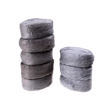 

New Arrival 100-130G Metal Fibre Steel Wire Wool Hand Grinding Polishing Pad #00000, #0000,#000,#00,#0,1B,2B Optional