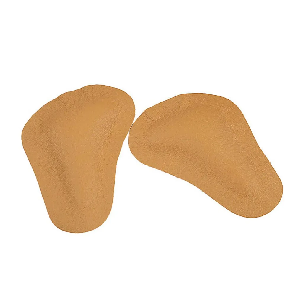 Leather Orthopedic Arch Supports Forefoot Insoles for Women Shoes High Heel Massage Cushion Half